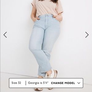 Madewell Slim Demi-Boot Jeans in Bellmeade Wash